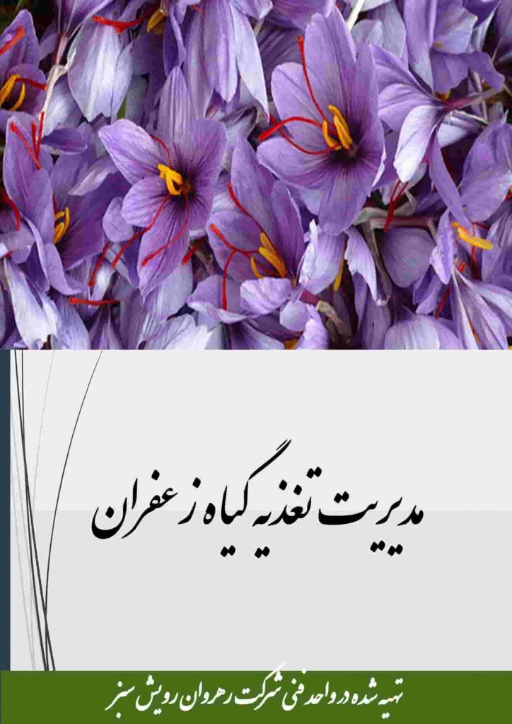 تغذیه گیاه زعفران